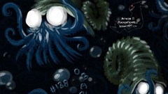 Dark nintendo underwater squid Pokemon creepy artwork digital 