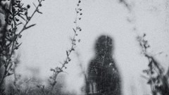 Dark separation blurred grayscale eerie