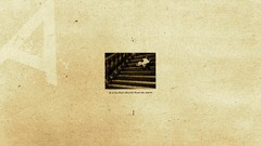 Dark text falling down