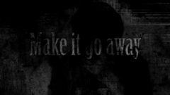 Dark text grunge Typography