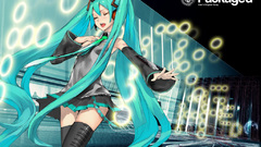 Dark vocaloid dress hatsune