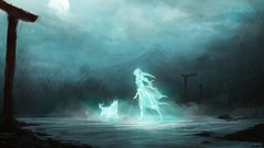 Dark woman fan art spirits artwork fantasy art