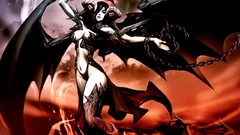 Dark woman wings fantasy art Demonic