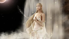 Darkness fantasy girl dew light dust sauce Shaiya