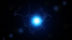 Darkness Stars blue dark abstract electricity sparks lens flare 