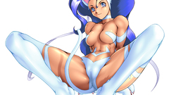 Darkstalkers blue hair animal