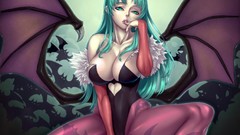Darkstalkers Morrigan Aensland bare