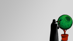 Darth Vader gardening fan