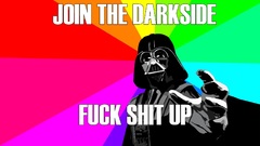 Darth Vader meme rainbows
