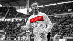 David Beckham soccer HDR Photography selective coloring Paris 