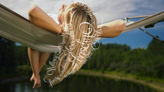 Day dream resting girl