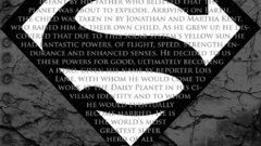 Dc comics superman Typography