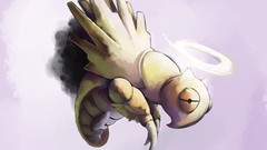 Dead insects Pokemon creepy grey background Simple Background 