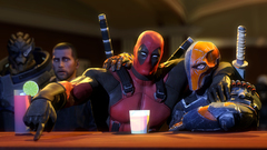 deadpool mass effect John Shepard garrus vakarian deathstroke 3d