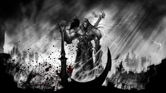 Death Lightning weapons scythe crows fan art darksiders 2 video 