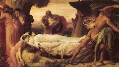 Death paintings Hercules greek mythology Frederic Leighton