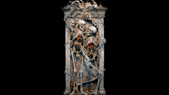 Death sculptures skeletons macabre