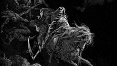 Death scythe Horses Gustave