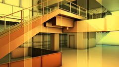 Decoration 3d interior design artwork stairways Tim Reynolds 