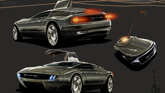 Delorean concept art delorean