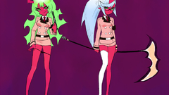 Demons weapons thigh highs