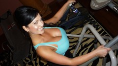 Denise milani exercises