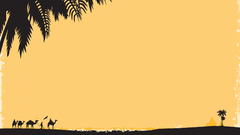 Deserts silhouettes Egypt oasis