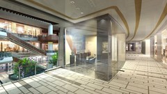 Design architecture buildings Baku Azerbaijan futuristic flame 