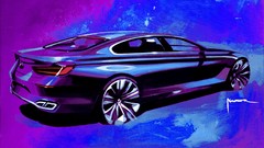 Design cars BMW 6 series sketches Coupé