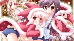 Design Christmas Anime sakura musubi cuffs karen Santa outfit 