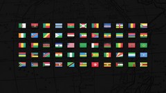 Design Egypt Flags Maps politics Africa South Africa multicolor 