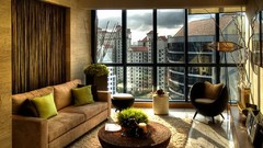 Design interior ideas living room window panes