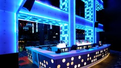 Design neon lighting lounge bar architecture united night club