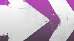 Design purple paint abstract signs arrows directions