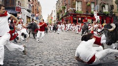 Design Spain artwork Viral bull fight