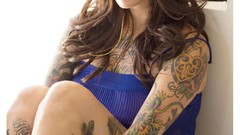 Design woman graphics tattoos bangs Inked Girls