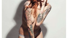 Design woman graphics tattoos Inked Girls Francesca Du Demon