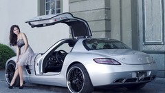 Design woman Mercedes-Benz sls amg Mercedes-Benz SLS AMG E-Cell 