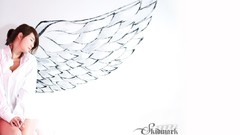 Design woman wings asians models Korean Han Ga Eun