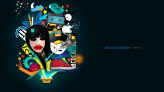 Designer illustrations posters Graphic