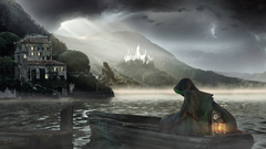 Destinaton dark abstract