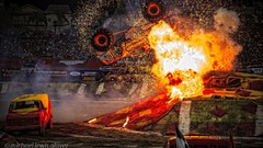 Destruction cars monster truck monster jam