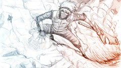 Destruction Manga red eyes Swords drawings naruto shippuden 