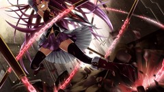 Detached sleeves bicolored hair