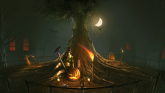 Diablo II staff pumpkins