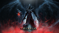diablo iii video games fantasy art Diablo 3: Reaper of Souls red