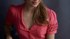 Dianna agron red dress