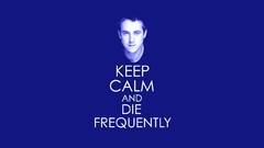 Die blue background Doctor Who Rory Williams Keep Calm and