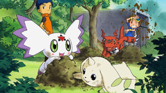 Digimon guilmon Calumon Terriermon