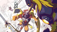 Digimon Wargreymon Diaboromon Metalgarurumon